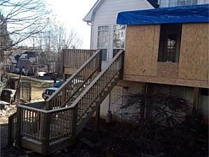 Porch Addition in Douglasville, GA